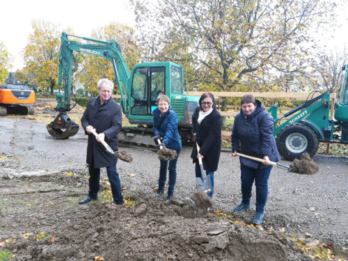 Spatenstich Wechselkrötenhabitat